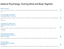 Tablet Screenshot of medical-healthpsychology.blogspot.com