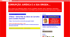 Desktop Screenshot of corrupcaojuridica.blogspot.com