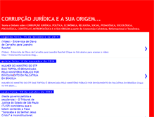 Tablet Screenshot of corrupcaojuridica.blogspot.com