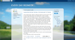 Desktop Screenshot of everydayredneck.blogspot.com