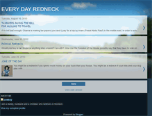 Tablet Screenshot of everydayredneck.blogspot.com
