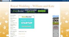 Desktop Screenshot of newsofroyalwedding.blogspot.com