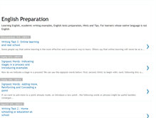Tablet Screenshot of englishpreparation.blogspot.com