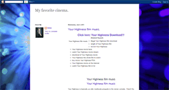 Desktop Screenshot of my-favorite-cinema.blogspot.com