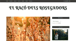 Desktop Screenshot of elracodelsrosegadors.blogspot.com