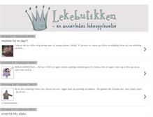 Tablet Screenshot of lekebutikken.blogspot.com