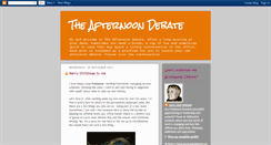 Desktop Screenshot of afternoondebate.blogspot.com