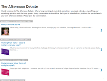 Tablet Screenshot of afternoondebate.blogspot.com