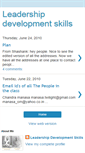 Mobile Screenshot of leadershipdevelopmentskills.blogspot.com