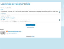 Tablet Screenshot of leadershipdevelopmentskills.blogspot.com