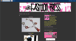 Desktop Screenshot of fashionpressman.blogspot.com