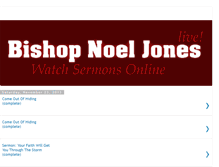 Tablet Screenshot of bishop-noel-jones-live.blogspot.com