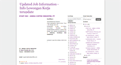 Desktop Screenshot of jobinfoupdate.blogspot.com