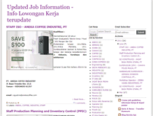 Tablet Screenshot of jobinfoupdate.blogspot.com