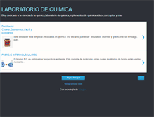 Tablet Screenshot of laboratorio-quimico.blogspot.com