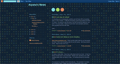 Desktop Screenshot of aiyanapearson.blogspot.com