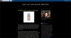 Desktop Screenshot of cultoftheblacksweater.blogspot.com