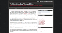 Desktop Screenshot of fashion-model-guide.blogspot.com