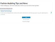 Tablet Screenshot of fashion-model-guide.blogspot.com