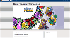 Desktop Screenshot of clubpenguininternacional12.blogspot.com