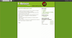 Desktop Screenshot of kmeleon-esp.blogspot.com