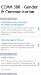 Mobile Screenshot of comm380.blogspot.com
