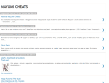 Tablet Screenshot of mayumicheats.blogspot.com