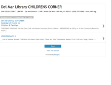 Tablet Screenshot of delmarlibrarykids.blogspot.com