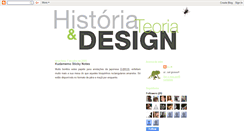 Desktop Screenshot of historiaeteoriadodesign.blogspot.com