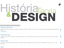 Tablet Screenshot of historiaeteoriadodesign.blogspot.com