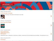Tablet Screenshot of laflecha.blogspot.com