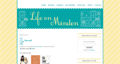 Desktop Screenshot of lifeonminden.blogspot.com