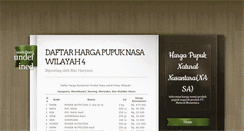 Desktop Screenshot of harga-pupuk-natural-nusantara.blogspot.com