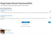 Tablet Screenshot of harga-pupuk-natural-nusantara.blogspot.com