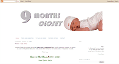 Desktop Screenshot of 9monthscloset.blogspot.com