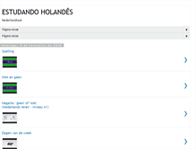 Tablet Screenshot of estudandoholandes.blogspot.com