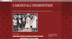 Desktop Screenshot of carnevalipiemontesi.blogspot.com