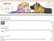 Tablet Screenshot of colaboracionentreeducadorescaninos.blogspot.com