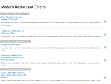 Tablet Screenshot of modernrestaurantchairs.blogspot.com