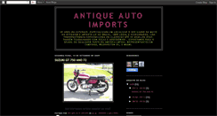 Desktop Screenshot of antiqueautoimports.blogspot.com