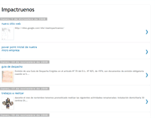 Tablet Screenshot of impactruenos.blogspot.com