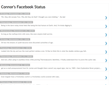 Tablet Screenshot of connorfacebookstatus.blogspot.com