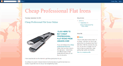 Desktop Screenshot of cheap-professional-flat-irons.blogspot.com