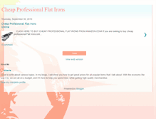 Tablet Screenshot of cheap-professional-flat-irons.blogspot.com
