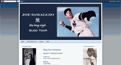 Desktop Screenshot of joe-dimaggio-the-long-vigil.blogspot.com