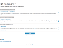 Tablet Screenshot of drhorsepower.blogspot.com