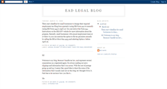 Desktop Screenshot of eadlegal.blogspot.com