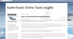 Desktop Screenshot of eyefortravelblog.blogspot.com