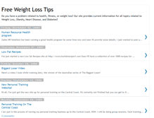 Tablet Screenshot of freeweightlosstips.blogspot.com