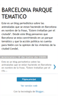Mobile Screenshot of barcelonaparquetematico.blogspot.com